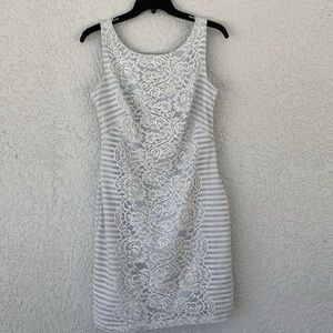 JESSICA SIMPSON LACY DRESS IN PALE BLUE COLOR SIZE 6